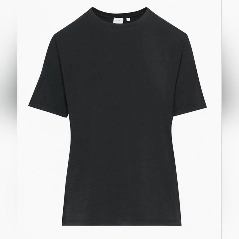 Aritzia Wilfred Free Mainstay Black Tee Shirt
